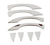 YOUZKA Maniglia decorativa Rivestimento Per Maniglia Esterna Portiera Dell'auto Guarnizione Cromata Rimontaggio Adesivo In Acciaio Inossidabile Parti Per A6 C7 2012-2018