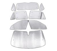 YOUZKA Parabrezza Anteriore in Alluminio per Auto, Protezione Solare, Parasole, Accessori per Auto, per B&MW X5 F15 2014-2018 Visiera Interna(9 PCS)