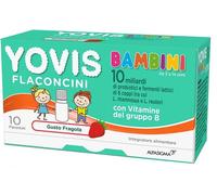 Yovis Bambini Integratore Probiotico Gusto Fragola 10 Flaconcini