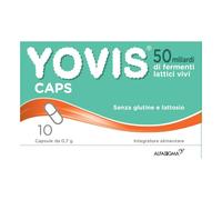 Yovis Caps Fermenti per l'Equilibrio Flora Intestinale, 10 Capsule