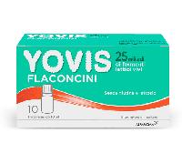 Yovis Flaconcini 25 Miliardi Integratore Fermenti Lattici Vivi e Probiotici 10 Flaconcini