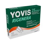 YOVIS RIGENERA 10 BUSTINE - 25 MILIARDI FERMENTI LATTICI VIVI + CALCIO + VIT B12