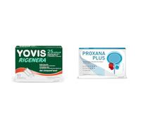YOVIS Rigenera 10 Bustine + Proxana Plus, Integratore che svolge Effetti Favorevoli sulle Funzioni della Prostata, 15 Capsule Molli