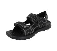 Yowablo Sandali da da uomo Sandali da all'aperto Sandali sportivi con cuscino d' Sandali da spiaggia Sandali Chiusi (Black, 38)