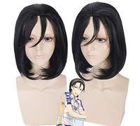 Yowamushi Pedal Toudou Jinpachi Parrucche Cosplay Breve Nero Resistente Al Calore Capelli Sintetici Parrucca Anime + Protezione Parrucca Pl-338