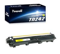 Yowell 1 toner TN242 giallo, compatibile con Brother TN242Y TN-246Y per HL-3142CW HL-3152CDW HL-3172CDW DCP-9017CDW DCP-9022CDW MFC-9142CDN MFC-9332CDW MFC-9342CDW