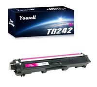 Yowell 1 toner TN242 magenta compatibile con Brother TN242M TN-242M TN246M per HL-3142CW HL-3152CDW HL-3172CDW DCP-9017CDW DCP-9022CDW MFC-9142CDN MFC-9332CDW MFC-9342CDW