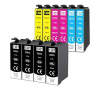 Yowell 10x cartucce 13XL compatibili con Epson T1301 T1302 T1303 T1304 per Stylus SX525WD SX535WD SX620FW Office B42WD BX925FWD BX635FWD Workforce WF-3520DWF WF-7525 WF-7015