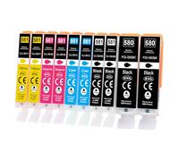 Yowell 10x PGI-580 CLI-581 Cartucce per Canon 580XL 581XL Multipack | per PIXMA TR7550 TR8500 TR8550 TS6150 TS6151 TS6250 TS6251 TS6350 TS6350a TS6351 TS6351a TS705 TS705a
