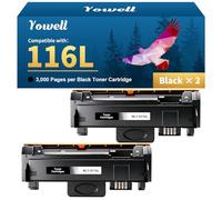 Yowell 116L MLT-D116L Toner compatibile per Samsung MLT-D116L MLT-D116S | D116L D116S per Xpress SL M2675FN M2625D M2885FW M2835DW M2875FD M2875FW M2825DW M2825DW M2825ND M2825 M2875 M2885 (2-Pack)