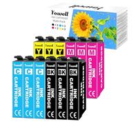 Yowell 12x 502XL Cartucce d'inchiostro Compatibili con Epson 502 502XL Multipack per Workforce WF-2865 WF-2880 WF-2885, Expression Home XP-5105 XP-5150 XP-5155