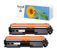Yowell 2 X 17A CF217A Toner Compatibile per HP 17A CF217A Nero per LaserJet Pro MFP M130fw M130nw M130fn M130a M130 LaserJet Pro M102W M102A M102