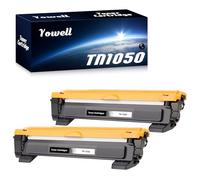 Yowell 2 X TN1050 Toner compatibili per Brother TN1050 TN-1050 per DCP-1610W DCP-1612W DCP-1510 DCP-1512 MFC-1810 MFC-1910W HL-1110 HL-1112 HL-1210W HL-1212W