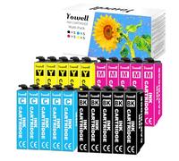Yowell 20x cartucce 603XL Multipack compatibili con Epson 603 603XL per Expression Home XP-3105 XP-2100 XP-2105 XP-4100 XP-4105 Workforce WF-2830 WF-2810 WF-2835 WF-2850