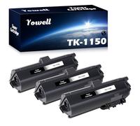 Yowell 3x Toner Compatibile con Kyocera TK1150 TK-1150 Nero