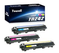 Yowell 3x Toner Compatibile per Brother TN242CMY TN242C TN242M TN242Y