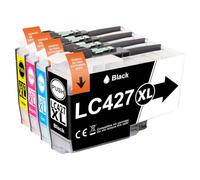 Yowell 4 cartucce LC427XL compatibili con Brother LC427 LC-427XL Multipack cartucce per Brother MFC-J5955DW MFC-J6955DW HL-J6010DW MFC-J6957DW MFC-J6959DW