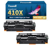 Yowell 410X Toner nero compatibile con HP 410X CF410X 410A CF410A Toner per HP MFP m477fdw Toner Color LaserJet Pro MFP M477fdn M477fnw M477 M452dw M452dn M452nw M452 M377dw M33 77 (2 Confezione da 1