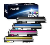 Yowell 4X Toner Compatibile con HP 126A 130A CE310A CE311A CE312A CE313A