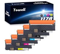 Yowell 5x 117A Toner Compatibile con HP 117A W2070A W2071A W2072A W2073A