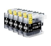 Yowell 5X LC123XL Cartucce Compatibili per Brother LC123 XL LC-123BK Nero