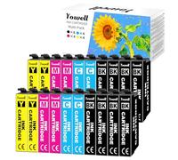 Yowell Compatibili 604XL Cartucce Compatibili per Epson 604XL,Nero e Colori