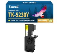 Yowell Toner TK-5230y M5521Cdw compatibile per Kyocera Ecosys M5521Cdw | Compatibile con Ecosys M5521Cdn P5021Cdn P5021cdw TK-5230 TK-5230y TK-5230y (TK5230 giallo)