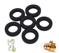 Yowfond 6 anelli di ricambio per guarnizione a cilindro di CO2 - O-ring in silicone compatibile con Sodastream Crystal, SodaClub, MySodaPop, WasserMaxx, ecc