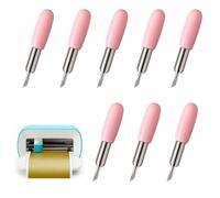 Yowfond 8 lame di ricambio per plotter da taglio, lame di taglio precise con punta fine a 30 gradi, ideali per carta, vinile, tessuti e pellicola, compatibile con Cricut Joy