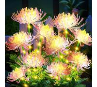 yowin Decorazione da Giardino Lampade Solari 2 Pezzi Lampade Solari per Esterno Giardino, IP65 Impermeabile Illuminazione Solare per Fiori da Giardino, Presa Solare per Esterno Balcone Vasi da Fiori