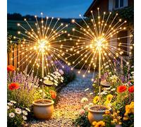 yowin Luci Solari per Giardino 2 Pezzi 120 LED Lucine da Esterno