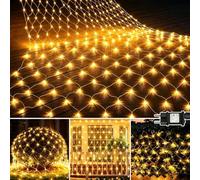 yowin Rete Luminosa da Esterno 3m x 2m 200 LED Catena Luminosa Esterno