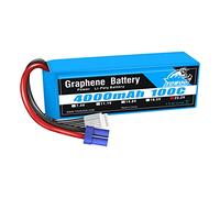 Yowoo 6S 22.2V 100C 4000mAh Graphene Batterie con spina EC5 RC Lipo per aereo RC Elicottero Quadcopter Auto Camion Barca Drone Hobby Goblin Heli 500 Mikado GAUI KDS ElyQ Allinea Trex-550 600