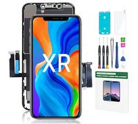 YOXINTA Display LCD per iPhone XR da 6.1", iPhone XR LCD di ricambio per digitalizzatore, 3D Touch, Face ID, colla, protezione dello schermo, strumento di riparazione, compatibile con modello A1984,