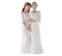 Yoyakie Figlia madre - Figurina in resina da 7, 7x3, 5x2 pollici, decorazioni per la casa unica - per soggiorno, ufficio, shelf figlia regali di mamma