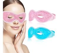 YOYEAH Eye Mask Cooling 2 Pezzi - Maschera per Gli Occhi in Gel per la Terapia del Caldo e del Freddo, Maschera per Dormire rinfrescante, Maschere per Il Raffreddamento degli occh