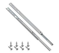 YOYEAH Guide Telescopiche per Cassetti 17 mm - Sistema per Carichi Pesanti - Estratti - Set di 2 Pezzi