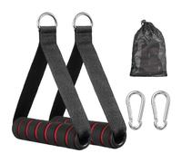 YOYEAH Impugnatura Singola per Trazione a Cavo-2 Pezzi di Impugnature per Trazione a Cavo per Lesercizio dei Tricipiti Impugnatura Antiscivolo per Trazione a Cavo con 2 Fibbie Accessori per il Fitness