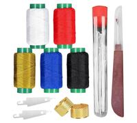 YOYEAH Kit da Cucito Attrezzatura di Base 36 Pezzi, Set di Kit da Cucito Portatile con Ago e Filo per Viaggi, Lavori di Cucito Professionali su Vestiti, Tappezzeria, Tappeti, Divani e Scarpe