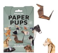 YOYEAH Set di 100 fogli di carta per origami fai da te, per cani e dinosauri, decorazione animale fatta a mano, amanti dei gatti, amanti dei cuccioli (cane)