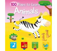 Yoyo Books 100 Flaps to Learn - Animals (Libro di cartone)