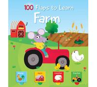 Yoyo Books 100 Flaps to Learn: On the farm (Libro di cartone)