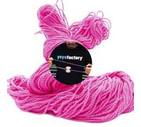 YOYO FACTORY 100 Yo-Yo Corda di Ricambio di YoyoFactory - Rosa (100% Poliestere, 100 Pezzi, Si Adatta a Tutti i Tipi di Yo-Yo)