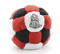 YOYO FACTORY Footbag - Rosso/Nero (26 Pannelli Freestyle Foot Bag, dal Principiante al Professionista)