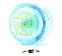 YOYO FACTORY SPINSTAR Yo-Yo - Blu (Grande per i Principianti, Corda e Istruzioni Incluse)