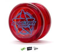 YOYO FACTORY YoyoFactory SPINSTAR Yo-Yo - Rosso (Grande per i Principianti, Corda e Istruzioni Incluse)