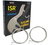 YOYODOGS Nichel Wound Bass Guitar - Set di 4 corde di ricambio per bassi elettrici, accessori per strumenti, luce regolare, misura media, facile da premere per novità, essenziale per un bassista (2