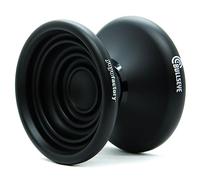 YoyoFactory Bullseye Yo-Yo - Nero (Trucchi del Dna, Yoyo in Metallo, Corde, Cuscinetti a Sfera e Istruzioni Incluse)