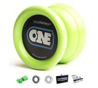 YoyoFactory ONE - Yo-Yo per Principianti e Avanzati, 2 Cuscinetti | Cambia cuscinetto e passa da responsive a unresponsive. Combo fingerspin, rotazione lunga.