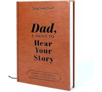Yozexin Dad,I Want To Hear Your Story, un diario guidato del padre per condividere la sua vita e il suo amore, diario libro forniture scolastiche, copertina rigida avvolta in pelle, perfetto da